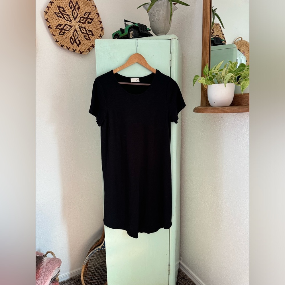Wilfred Free T-shirt Dress, Black Size Large